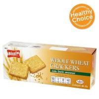 ราคา HOT บิสชิน โฮลวีท แครกเกอร์ 180กรัม Bissin Whole Wheat Crackers 180g (10416482141)