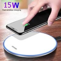 ราคา 【ส่งจากไทย】Android ที่ชาร์จไร้สาย Quick Wireless Charger 15W Fast Charge แท่นชาร์จไร้สาย ชาร์จเร็ว (22441121522)