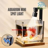 ราคา AQUARIUM Mini Spot Light 2W Vivarium Terrarium Light 7000K Cool White COB Light (40476159621)
