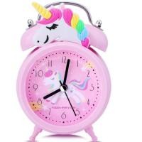 ราคา ซิลิโคนการ์ตูน Hello Kitty ห้องนอนนักเรียนข้างเตียง Scanning Night Light นาฬิกาปลุกจับเวลาพลาสติกด้ (28553149520)