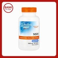 ราคา Doctor's Best, MSM with OptiMSM®, 1,500 mg, 120 Tablets (43602814601)