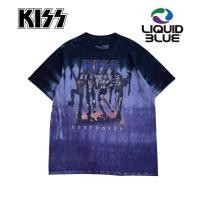 ราคา KISS LIQUID BLUE เสื้อวงวินเทจ งานมือสองแบรนด์แท้ size L (43468577767)