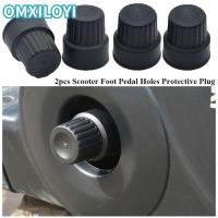 ราคา OMXILOYI 2 ชิ้นเท้าเหยียบหลุม,อุปกรณ์เสริมสีดําสกู๊ตเตอร์ปลั๊กป้องกัน, 30*25*35 มม.ฝาครอบป้องกันการชนกันชิ้นส่วนจักรยานไฟฟ้า (52706846587)