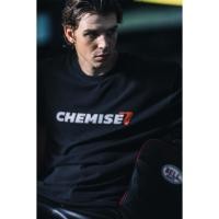 ราคา CHEMISE Multi Logo Black Long Sleeve T-Shirt (19696274025)