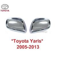 ราคา ครอบกระจกมองข้าง Toyota Yaris 2005 - 2012 ครอบหูกระจกมองข้าง โตโยต้า ยาริส เก่า ครอบกระจกข้าง ชุบโครเมี่ยม ครอบกระจก (29475736117)