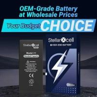 ราคา StellarXcell แบตเตอรี่ สำหรับ iPhone OEM TI Chip แบตเตอรี่ iPhone7 8plus XS XR 11 12mini 13pro 14pro (26093588588)