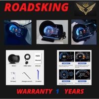ราคา ROADSKING ATIVA ARUZ MYVI CITY VIOS OBD+GPS Meter Digital Gauge BOOST Water temp RPM VACCUM (49254673830)
