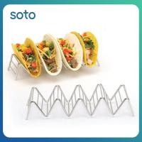 ราคา ♫ อุปกรณ์ครัวนวัตกรรมใหม่ทนทานชั้นวางทาโก้เชลล์ร้านอาหารยอดนิยมผู้ถือทาโก้โมเดิร์นสแตนเลสที่วางฮอทดอกขาตั้งต้องมีปาร์ตี้สแตนเลสบาร์บีคิว (21686942249)