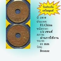 ราคา No.62098 ปี1939 French Indo China เฟรนซ์ อินโด ไชน่า 1/2 Cent เหรียญต่างประเทศ ของเก่า หายาก น่าสะสม ราคาถูก (43023755078)