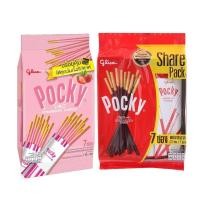 ราคา กูลิโกะป๊อกกี้ แชร์แพ็ค รสสตรอเบอร์รี่ / รสช็อกโกแลต (22364125995)