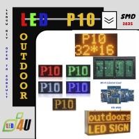 ราคา LED P10 โมดูลสีเหลือง outdoor/indoor 32x16พิกเซล ป้ายไฟ LED ใช้ได้ทั้งภายในและนอกอาคาร (26122689774)