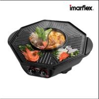 ราคา IMARFLEX เตาย่างอเนกประสงค์ หม้อต้มแยก 2 ฝั่ง รุ่น EG-690 เตาย่าง อเนกประสงค์ เตาปิ้งย่าง ไฟฟ้า (23349850493)