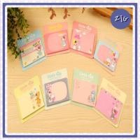 ราคา ZIGSHOP - กระดาษโน๊ตมีกาว Post-it โพสอิท การ์ตูน สไตล์เกาหลี คละลาย (5868696345)