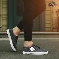 ราคา รองเท้าผ้าใบวินเทจสีเทา-ขาว ขนาด40-44 จัดส่งฟรี (4914644876)