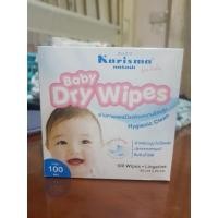 ราคา Karisma แคริสม่า baby dry wipes ผ้าอเนกประสงค์ 100 แผ่น (11612307207)