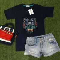 ราคา เสื้อยืดKenzo งานปัก ผ้า cotton (42552173)