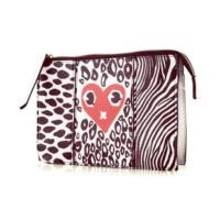 ราคา กระเป๋าเครื่องสำอางค์ Estee Lauder Zabra Pattern Middle Red Heart Pouch (1818828826)