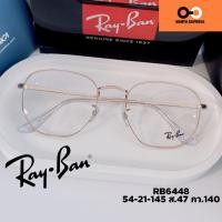 ราคา กรอบแว่นตา Hexagon Rayban RX 6448 แท้ ประกัน2ปี พร้อมเลนส์ ตัดแว่น สายตาสั้น ยาว แว่นกรองแสง บลูบล็อก ออโต้ ตัดเลนส์ใหม่ (11444293625)