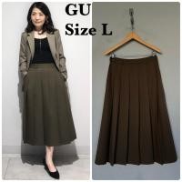 ราคา GU กระโปรงพลีท มือสองของแท้ (54453856485)