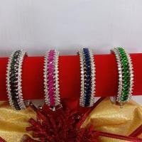 ราคา กำไล ผู้หญิง เพชร cz กำไลแถว พลอยมาคี 2 เคลือบทองคำขาว ราคาพิเศษ (5514826989)