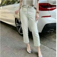ราคา New Korea High Waisted Jeans (5976783882)