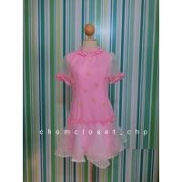 ราคา เดรสสีชมพูงานปักดอก3D (7758749432)