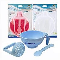 ราคา Attoon ชุดชามบดอาหาร อาหารไม่ดิ้นหลุดจากชาม พร้อมช้อน ปลอดภัยกับเด็ก บดง่าย (1150623535)