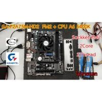ราคา Mother board Gigabyte GA-F2A75M-HD2 + ((CPU FM2 A6 5400K)) ราคารวม CPU ไม่ขายแยก (3675494086)