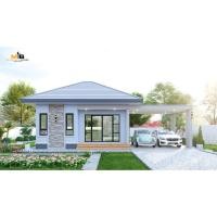 ราคา P09A แบบบ้านปั้นหยา 2 ห้องนอน 2 ห้องน้ำ 2โรงจอดรถ (43519072111)