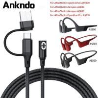 ราคา 2-in-1 Shokz สายชาร์จ / ที่ชาร์จ สําหรับ Aftershokz Aeropex AS800/Shokz OpenRun Pro/OpenRun/OpenRun Mini/OpenComm USB C และสาย USB A สําหรับชาร์จหูฟัง Aftershokz (24216797311)