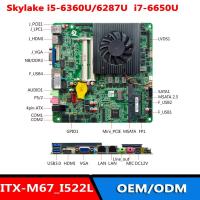 ราคา Skylake U 6th Gen I5-6360U รองรับ 4K LVDS HDMI 2 RS232 Dual Nic เมนบอร์ด Linux สำหรับดิจิทัลไซน์เนเจอร์ (29081247798)