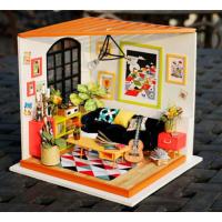 ราคา บ้านตุ๊กตา DIY ห้องนั่งเล่น Robotime ร้านไทยพร้อมส่ง ห้องนั่งเล่นจิ๋ว ห้องจิ๋ว โมเดลห้องนั่งเล่น (2296876424)