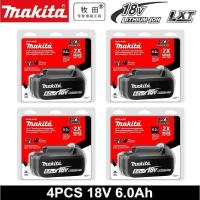 ราคา 18V แบตเตอรี่เครื่องมือไฟฟ้าแบบชาร์จได้ 6.0Ah สำหรับ Makita BL1830 BL1830B BL1840 BL1840B BL1850 BL1 (49451256637)