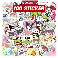 ราคา SANRIO สติ๊กเกอร์การ์ตูน ซานริโอ 100 แผ่น คิตตี้น่ารัก สติ๊กเกอร์ตัดสําเร็จ ตกแต่งสมุด หมวกกันน็อค แล็ปท็อป และโทรศัพท์ (42128923399)