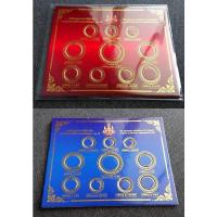 ราคา แผงใส่เหรียญกาญจนา ครบชุด ที่ระลึกฉลองสิริราชสมบัติ ครบ 50 ปี กาญจนาภิเษก รัชกาลที่ 9 (มี 10 ช่อง ขนาดแผง 19.5 X 15.5 ซ (13402602329)