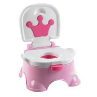 ราคา กระโถนฝึกเด็กขับถ่าย Potty Toilet ขับถ่ายสีชมพู (175518654)