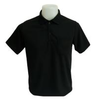 ราคา เสื้อโปโลสีดำล้วนมีกระเป๋า (26643414866)