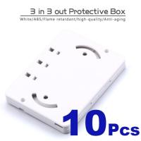 ราคา 10PCs Drop cable protection box Optical fiber heat shrink tubing to protect fiber splice tray 3 into 3 out. (8362542971)