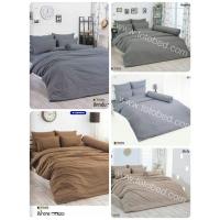 ราคา ผ้าปูที่นอน 3.5 ฟุต/ 5 ฟุต/ 6 ฟุต TOTO สีพื้น (6880866167)