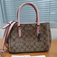 ราคา MINI SURREY CARRYALL IN SIGNATURE CANVAS (COACH F67027) (4744149891)