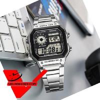 ราคา Veladeedee นาฬิกา Casio (ประกัน CMG ศูนย์เซ็นทรัล 1 ปี) นาฬิกาข้อมือสุภาพบุรุษ สายแสตนเลส รุ่น AE-1200WHD-1AVDF (4622316856)