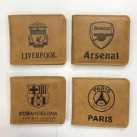 ราคา ขายร้อนสโมสรฟุตบอลหนัง PU นูน Camel Vintage Bifold Wallet ของขวัญสําหรับผู้ชาย (48304451476)