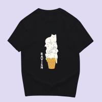ราคา 【Hot】เสื้อยืด สกรีน ลาย แมวไอติม พร้อมส่ง✨ (28308588034)