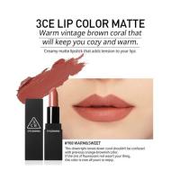 ราคา 3ce Matte Lip Color #908 สี Warm & Sweet (318458457)