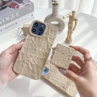 ราคา พร้อมส่งในไทย Set caseT5S161&A4 เคสยูยี้โทนเบจ เคสลายยับ สำหรับ iPhone+Airpods case เคสไอโฟน 11-,14,14Pro,14Promax (57056009638)