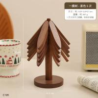 ราคา บ้านสิ่งที่ดีวอลนัทสีต้นไม้หนึ่งแผ่นฉนวนกันความร้อนตารางสร้างสรรค์เครื่องประดับแผ่น (51056639162)