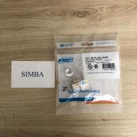 ราคา ช่องเสียบ UTP Cat6/ Cat5 RJ45 จํานวน 1 ชิ้น สีอัลมอนด์ รุ่น:1375055-1, AMP (cat6/cat5) แกนเครือข่าย (44856141204)