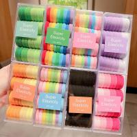 ราคา เกาหลีสีเด็กผมแหวนสาวยืดหยุ่นสูงผมหางม้ายางรัดผ้าโพกศีรษะ (26477587230)