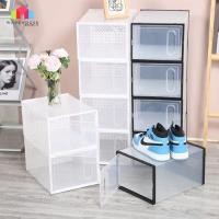 ราคา lucky_lt กล่องเก็บรองเท้า กล่องใส่รองเท้า รองเท้าผ้าใบ ส้นสูง ต้องประกอบเอง 1 set มี12กล่อง (21680350972)