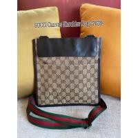 ราคา ✨ของแท้ GUCCI Canvas Leather Shoulder Bag 27639 (5970696122)